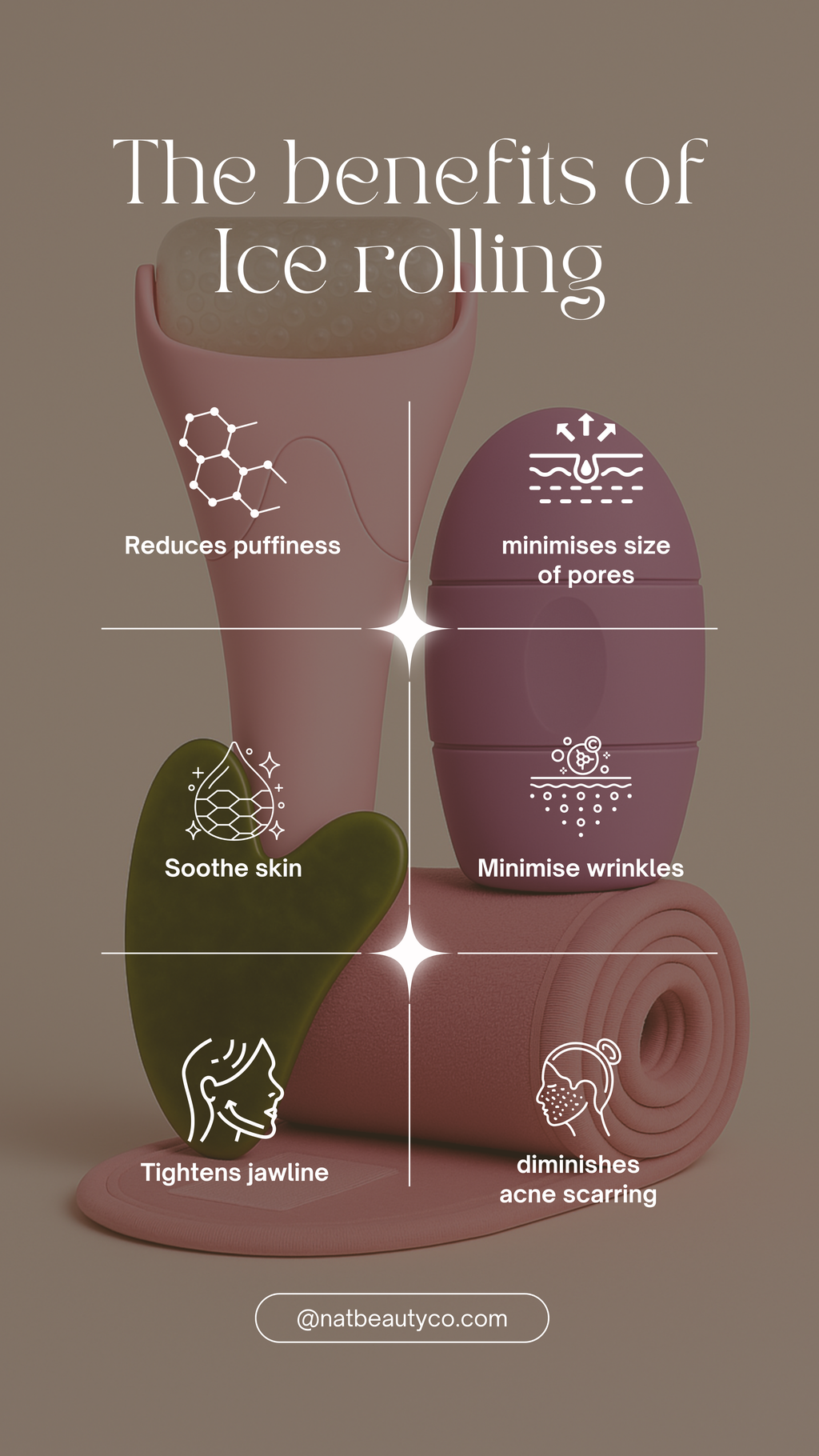 Ice Roller (Cooling Face Massage Tool)